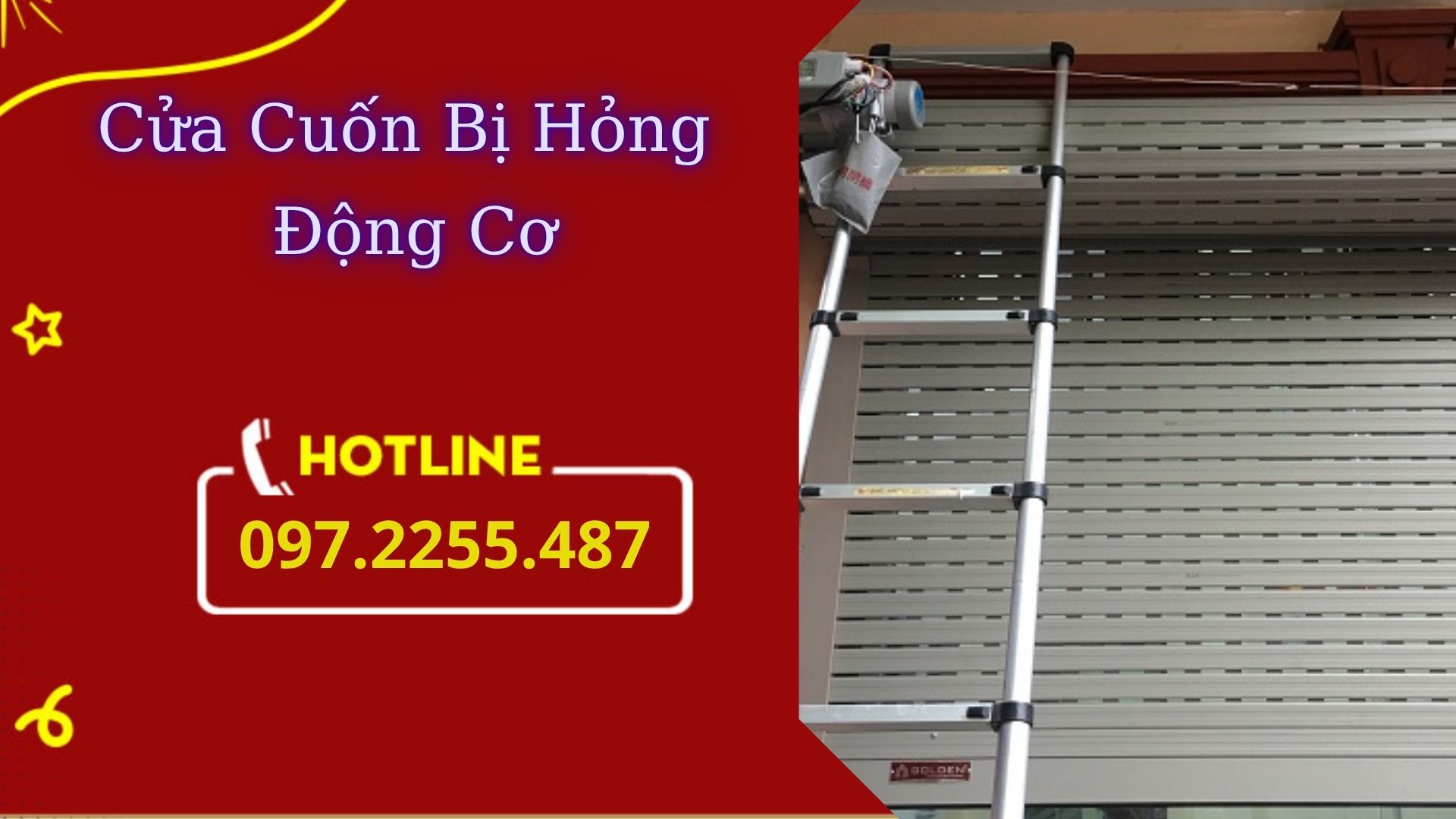 Cửa Cuốn Bị Hỏng Động Cơ