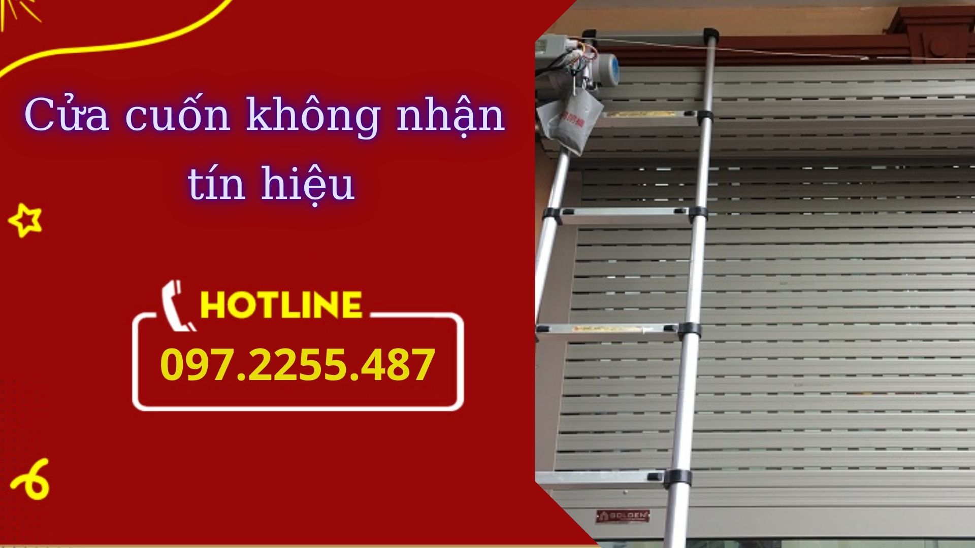 Cửa cuốn không nhận tín hiệu